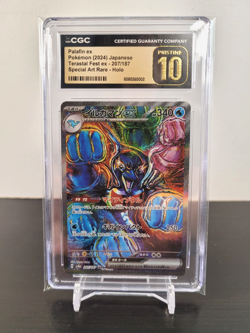 CGC 10 Pristine Pokemon Terastal Festival #207 Palafin ex Special Art Rare Japan - Image 1