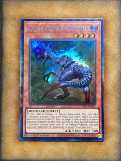 Yugioh Souleating Oviraptor WISU-EN012 Collector Rare 1st Ed NM - Image 1