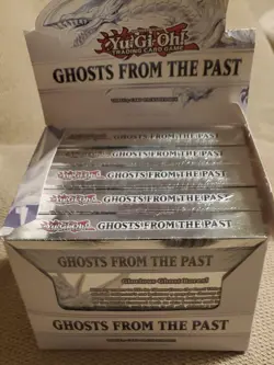 Yu-Gi-Oh! Ghosts from the Past 1st Edition SEALED 5 boxes. Display lid detached - Image 1