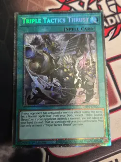 Triple Tactics Thrust Yu-Gi-Oh! CH01-EN030 1st Starlight Rare NM - Image 1