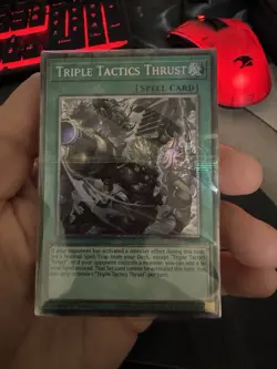 Triple Tactics Thrust Yu-Gi-Oh! CH01-EN030 1st Starlight Rare - Image 1