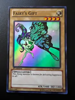 Fairy's Gift LCYW-EN227 Super Rare 1st Edition Near Mint Yugioh - Image 1
