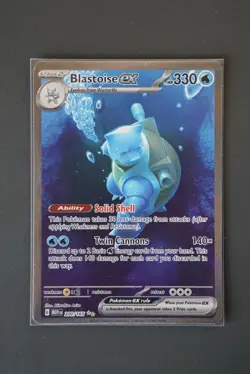 Blastoise EX Special Illustration Rare Card 200/165 Scarlet & Violet 151 - Image 1