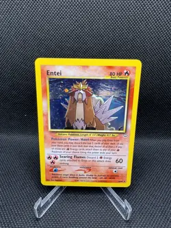 Pokemon TCG Entei Neo Revelations Holo Rare Card 6/64 - NM - Image 1