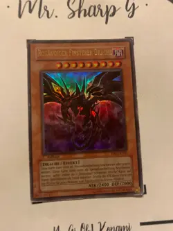 ROTAUGIGER FINSTERER DRACHE - 1. AUFLAGE SD1-DE001 DEUTSCH Yu-Gi-Oh! CARD HOLO - Image 3