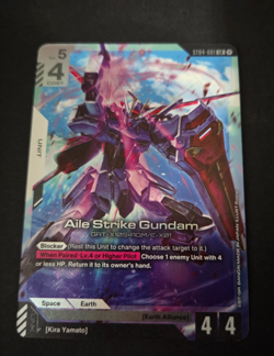 Gundam card game Aile Strike Gundam ST04-001 LR - Image 1