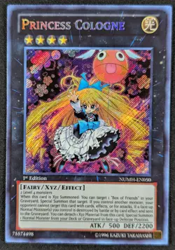 Princess Cologne 1996 1st Edition Secret Rare Yugioh Card NUMH-EN050 (NM) - Image 1