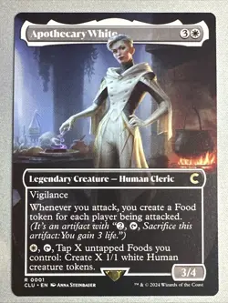 MTG / Apothecary White / CLU / #1 / Regular (Borderless) / Rare / NM - Image 1
