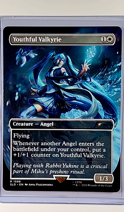 2024 MTG Magic the Gathering Secret Lair Drop Borderless #1588 Youthful Valkyrie - Image 1