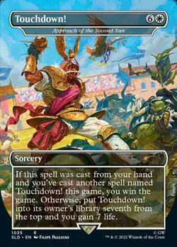 [1x] Touchdown! - Approach of the Second Sun - Borderless Near Mint, English Sec - Image 1