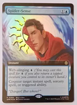 FOIL Buy-a-Box Spider-Sense. 0284. Marvel's Spider-Man - Image 1