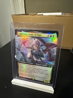 Lightning, Army of One (Extended Art) Final Fantasy Foil - Image 1