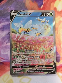 Pokemon Beedrill V (Alternate Art) 161/189 Astral Radiance NM PSA BGS CGC - Image 2