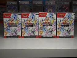LOT of 4x Pokemon TCG Prismatic Evolutions Booster Bundle - New Factory Sealed - Image 1