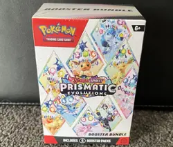 Prismatic Evolutions Booster Bundle 6 Packs Pokemon TCG NM unopened FREE POSTAGE - Image 1