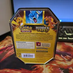 Pokemon TCG: Hidden Fates Tin - Raichu GX - Sealed - Image 2