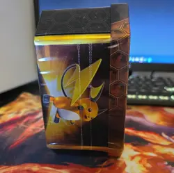 Pokemon TCG: Hidden Fates Tin - Raichu GX - Sealed - Image 4