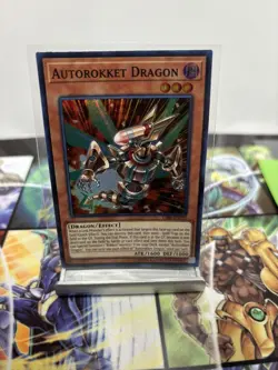 Yu-Gi-Oh! Autorokket Dragon Unlimited CIBR-EN010 Super Rare NM/LP x1 - Image 1