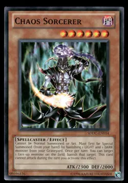 Yu-Gi-Oh! TCG Chaos Sorcerer Common - Image 1