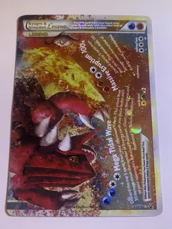 Kyogre and Groudon Legend Bottom Half Pokemon Card Collectible - Image 1