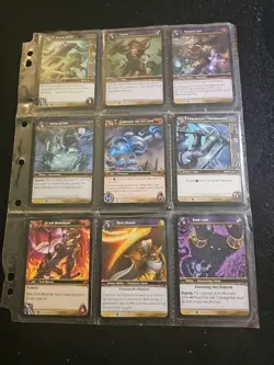 WoW TCG Mixed Card Lot Multiple Sets World Of Warcraft MP LP - Image 1