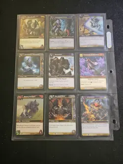 WoW TCG Mixed Card Lot Multiple Sets World Of Warcraft MP LP - Image 3