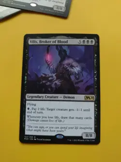 Vilis, Broker of BLood. rare. Core Set 2020. M20. Magic the Gathering Card. - Image 1