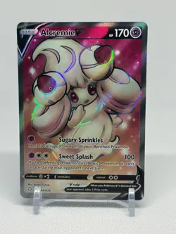 Alcremie V 064/072 Shining Fates NM Full Art Ultra Rare Pokemon Card - Image 1