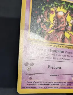 Mewtwo 14 Black Star Promo 2000 Pokemon Card MP - Image 3
