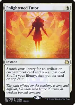 Enlightened Tutor -Foil Light Play MTG Promos: Judge - Image 1