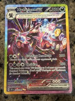 Pokemon TCG Hydreigon EX Holo Card SIR 240/191 SV08 Surging Sparks - Image 1