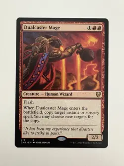 Dualcaster Mage MTG Magic the Gathering Card NM Near Mint CMR - Image 1