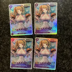 Charlotte Pudding PRB02-010 SR ONE PIECE Card The Best 2 - ONE PIECE ENGLISH x4 - Image 1