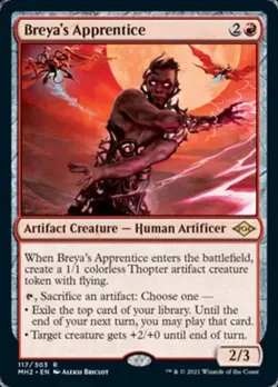Breya's Apprentice -Foil Light Play MTG Modern Horizons 2 - Image 1