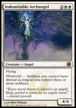 Indomitable Archangel -Foil Light Play MTG Scars of Mirrodin - Image 1
