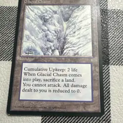 Glacial Chasm - Ice Age - MTG Magic The Gathering - LP Lightly Played - Image 1
