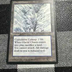 Glacial Chasm - Ice Age - MTG Magic The Gathering - LP Lightly Played - Image 3