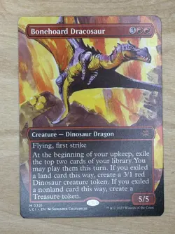 Bonehoard Dracosaur (Borderless) The Lost Caverns of Ixalan NM - Image 1