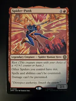 Spider-Punk NM Marvel's Spider-Man MTG FREE SHIPPING - Image 1