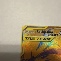 Reshiram & Charizard GX SM247 Black Star Promo Pokemon TCG Holo NM - Image 3