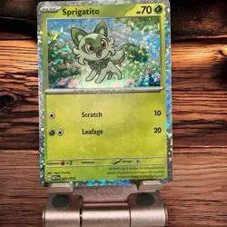 Pokemon TCG - Sprigatito 001/015 - 2023 McDonald’s Match Battle - Holo Rare - Image 1