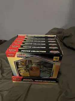 Pokemon TCG: Prismatic Evolutions Poster Collection 6 Sealed Boxes 18 PACKS!!! - Image 3