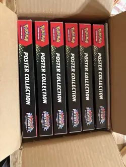 Pokemon Scarlet & Violet Prismatic Evolutions Poster Collection LOT OF 6 SEALED - Image 1