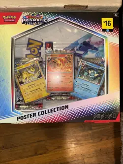 Pokemon Scarlet & Violet Prismatic Evolutions Poster Collection LOT OF 6 SEALED - Image 2