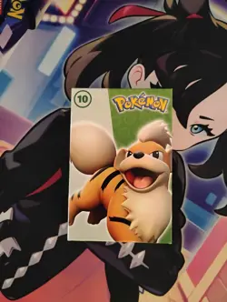 2022 Pokemon Match Battle McDonalds Promo Sealed Booster #10 Growlithe TCG - Image 4