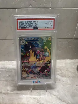 2025 Iono’s Kilowattrel 163/159 Pokemon IR Journey Together PSA 10 - Image 1