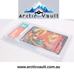 Pokemon TCG Charizard V Crown Zenith 018/159 Holo Ultra Rare Ace Graded Mint 9 - Image 3