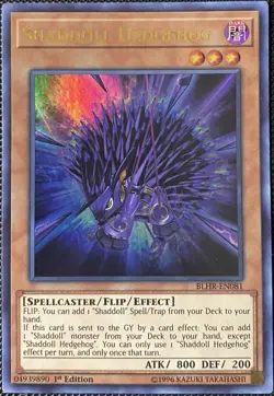 Shaddoll Hedgehog BLHR-EN081 Battles of Legend: Hero's Revenge 1st Ed Yugioh - Image 1
