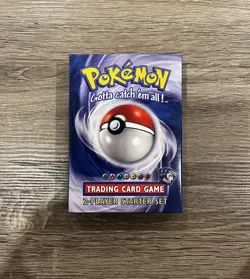 1999 Pokemon 2-Player Starter Set Box Shadowless Opened - Manual, Gems, No Cards - Image 3