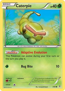 Caterpie 3/83 Common | Generations | Pokemon Card - Image 1